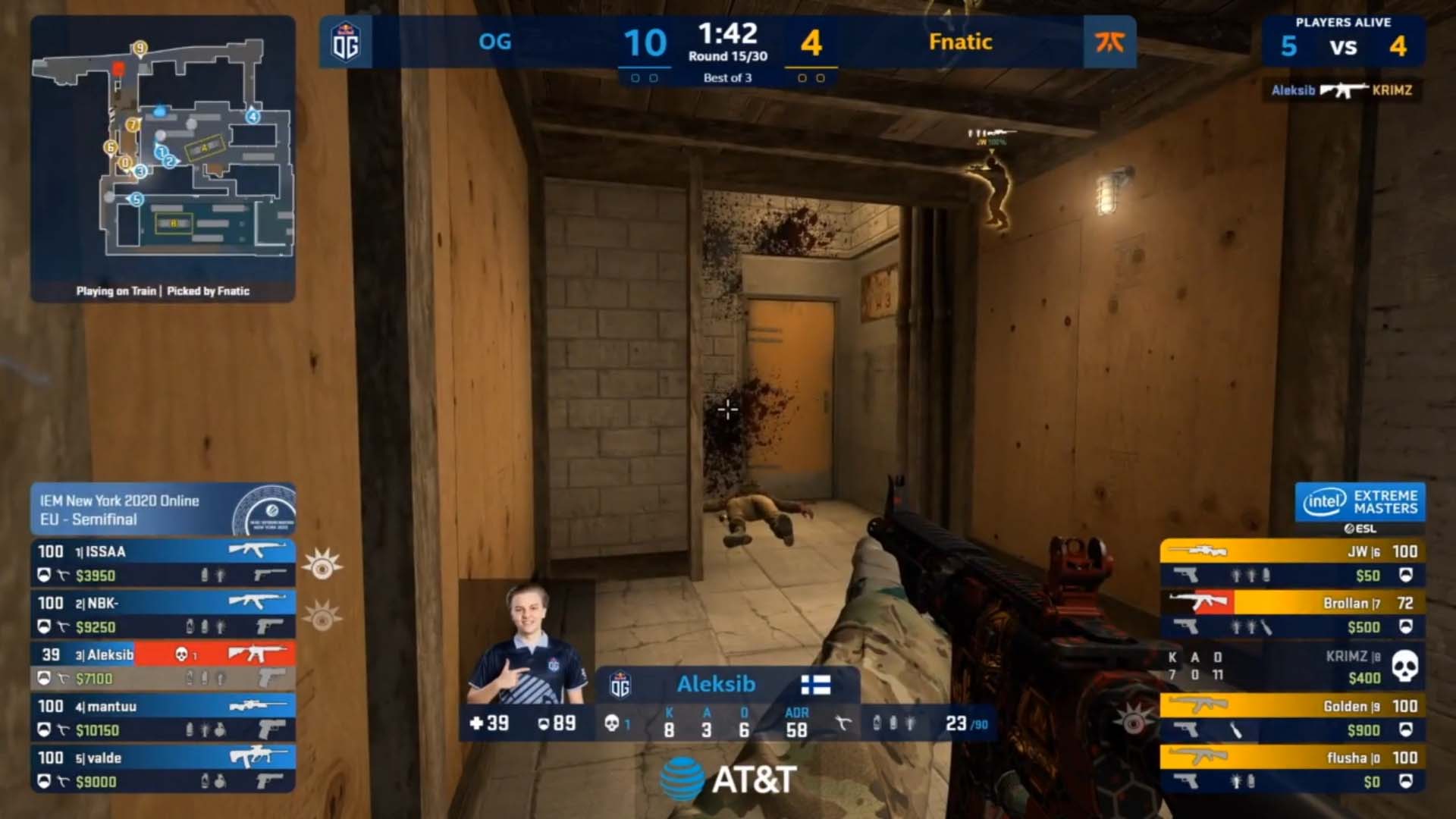 OG IEM New York Euroopan lohkon finaaliin