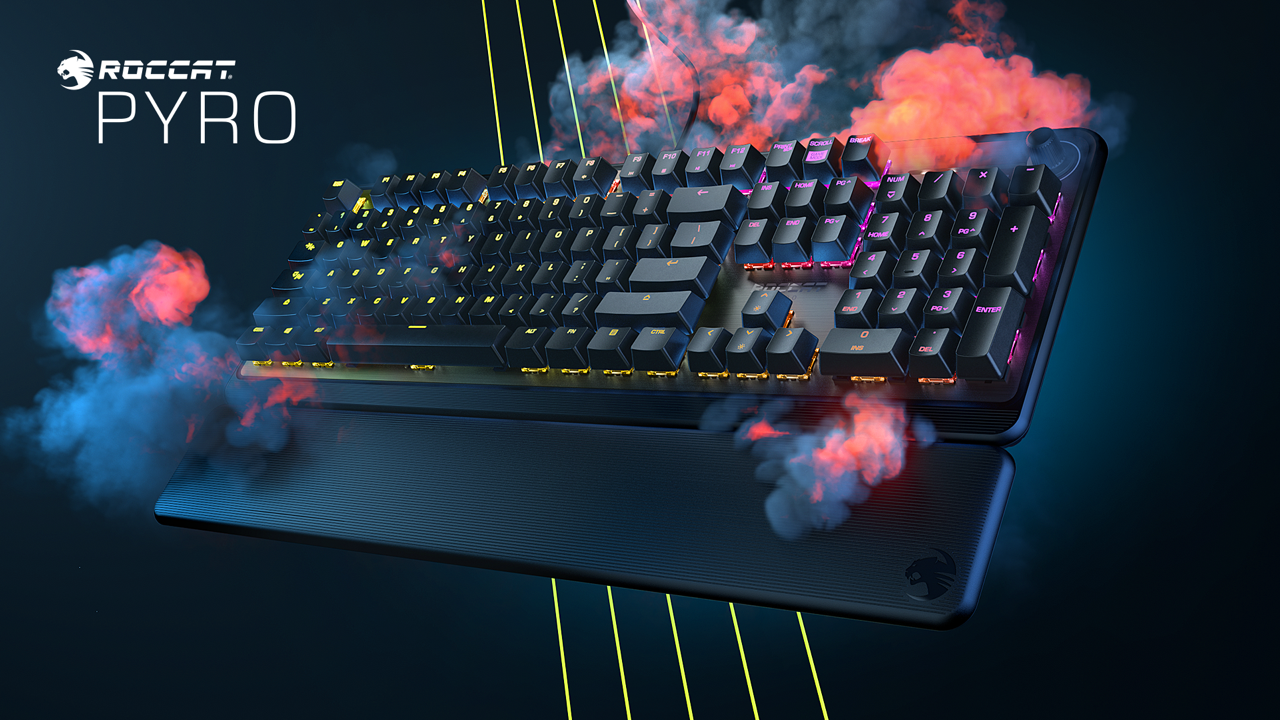 ROCCAT laajentaa palkittua näppäimistövalikoimaansa uusilla Magma- ja Pyro RGB -pelinäppäimistöillä