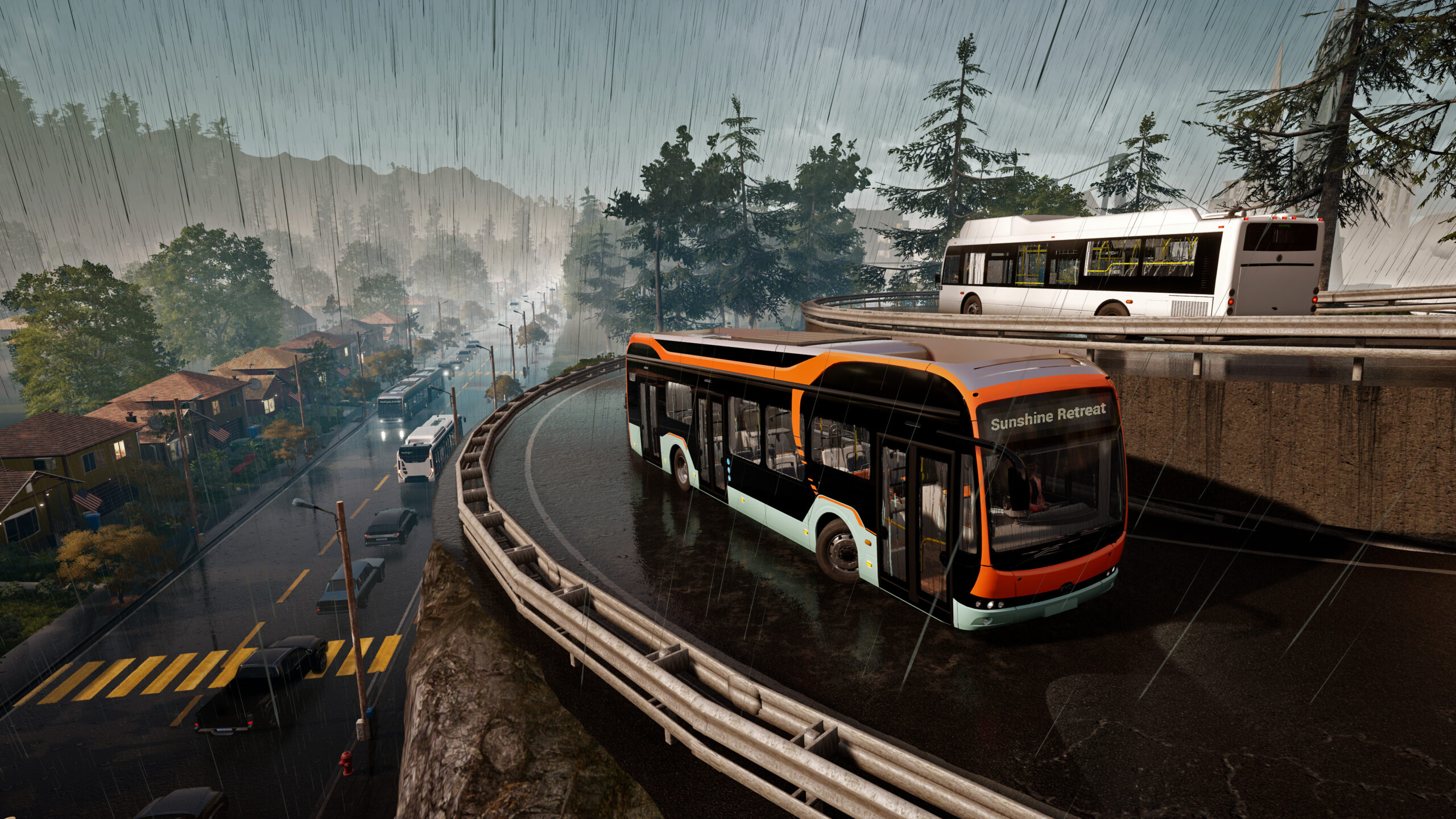 Bus Simulator 21 antaa pelaajalle avaimet linja-auton ohjaamiseen