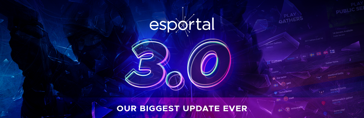Esportal 3.0 – UUSI JA PARANNELTU VERSIO
