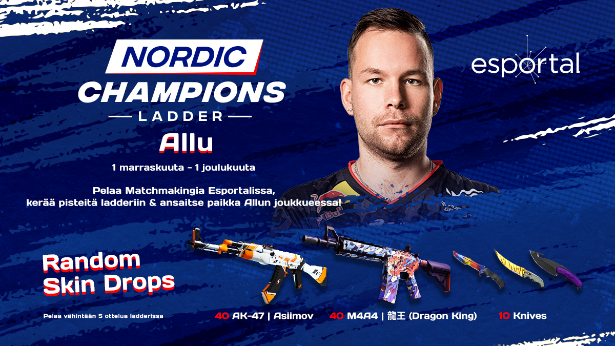 Nordic Champions Ladder yhdessä Allun kanssa