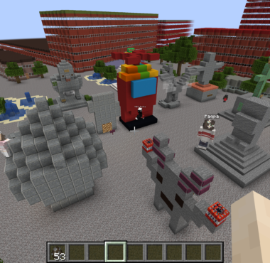 Nuoret rakensivat Vaasan minecraftissa