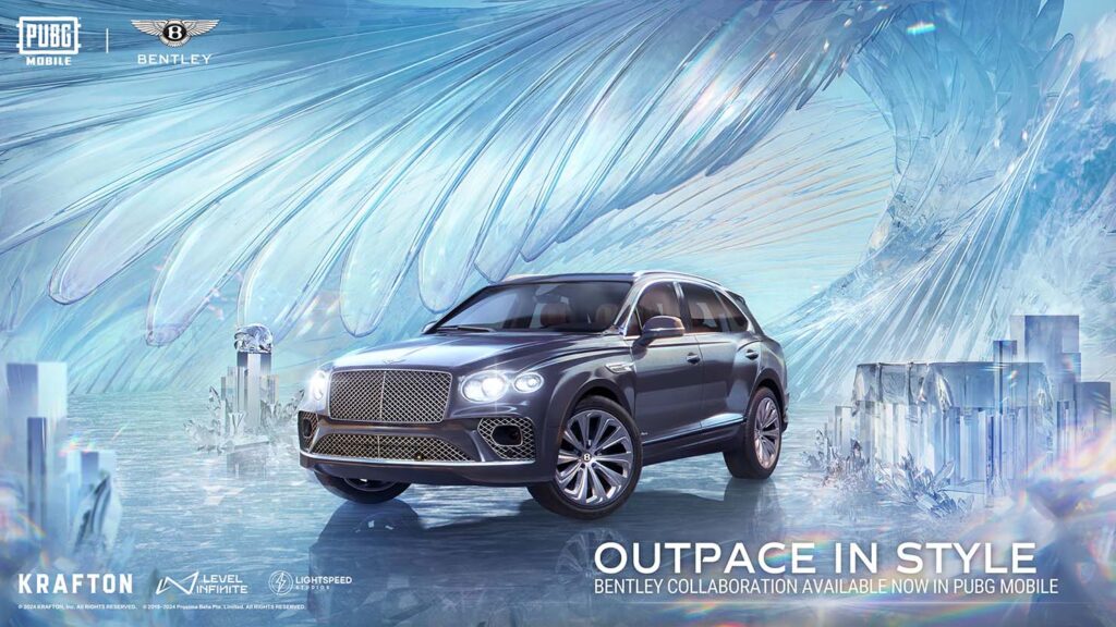 PUBG mobile ja Bentley motors ilmoittavat yhteistyöstä
